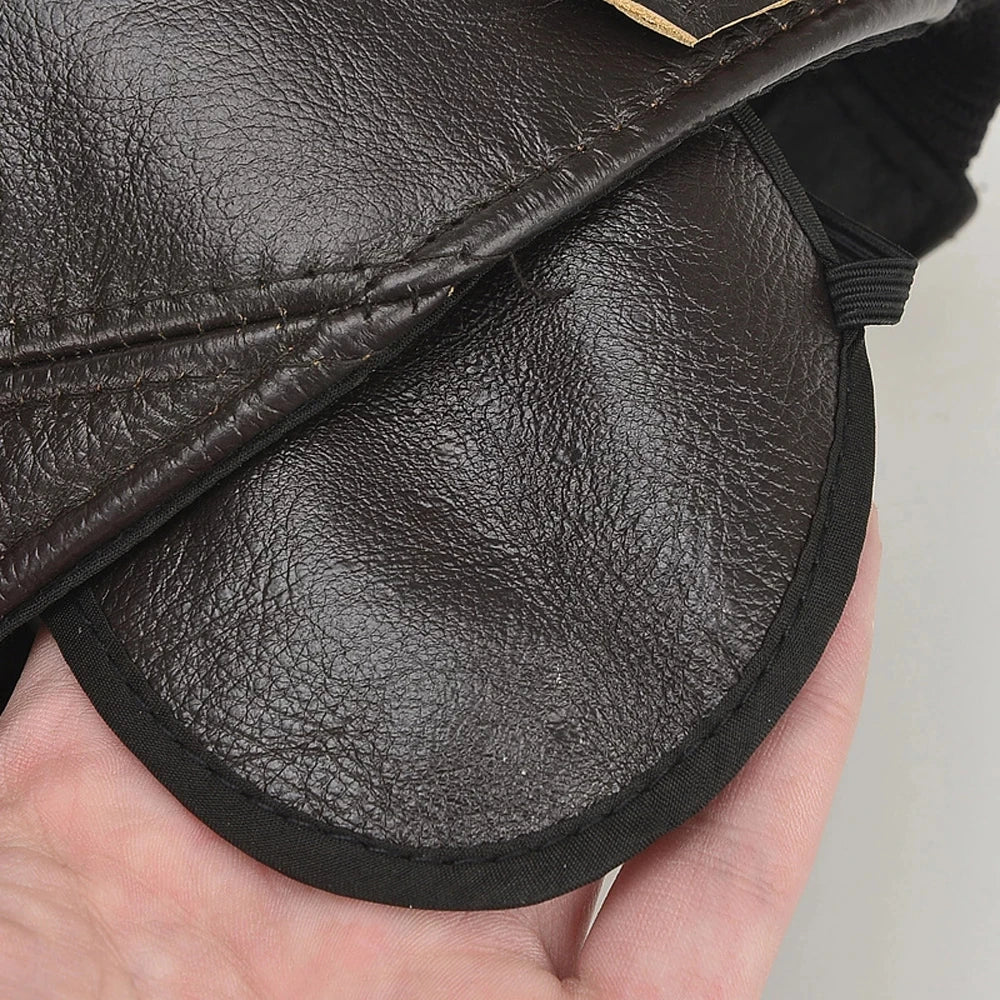 Hudson Leather Heritage Cap