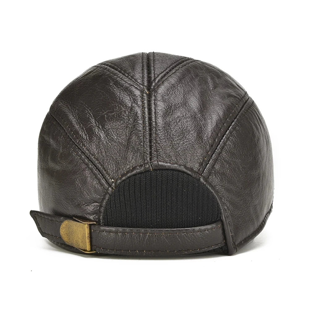 Hudson Leather Heritage Cap