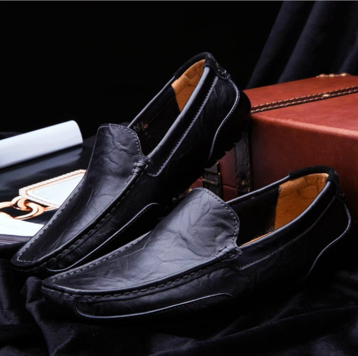 UrbanEase Genuine Leather Loafers