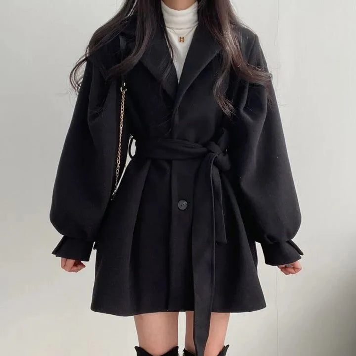 Sophia Belted Sleeve Coat