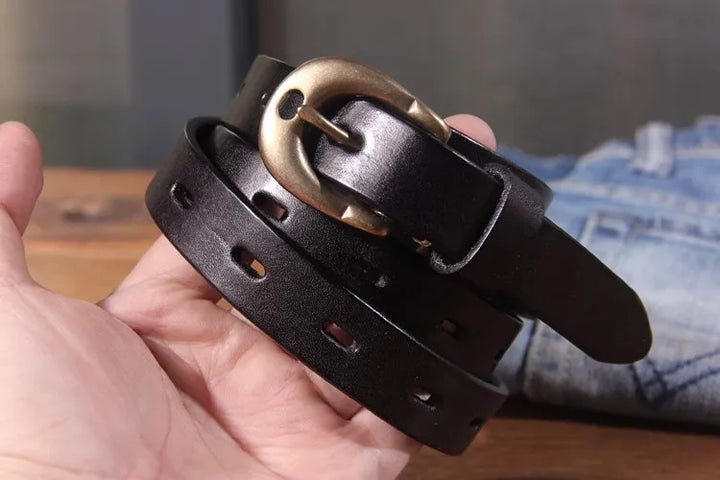 Rustic Buckle Belt