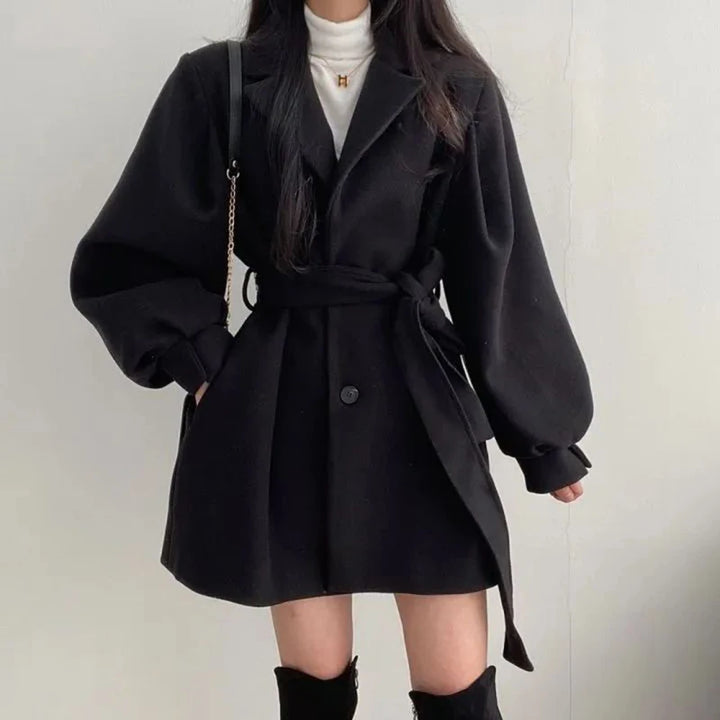 Sophia Belted Sleeve Coat