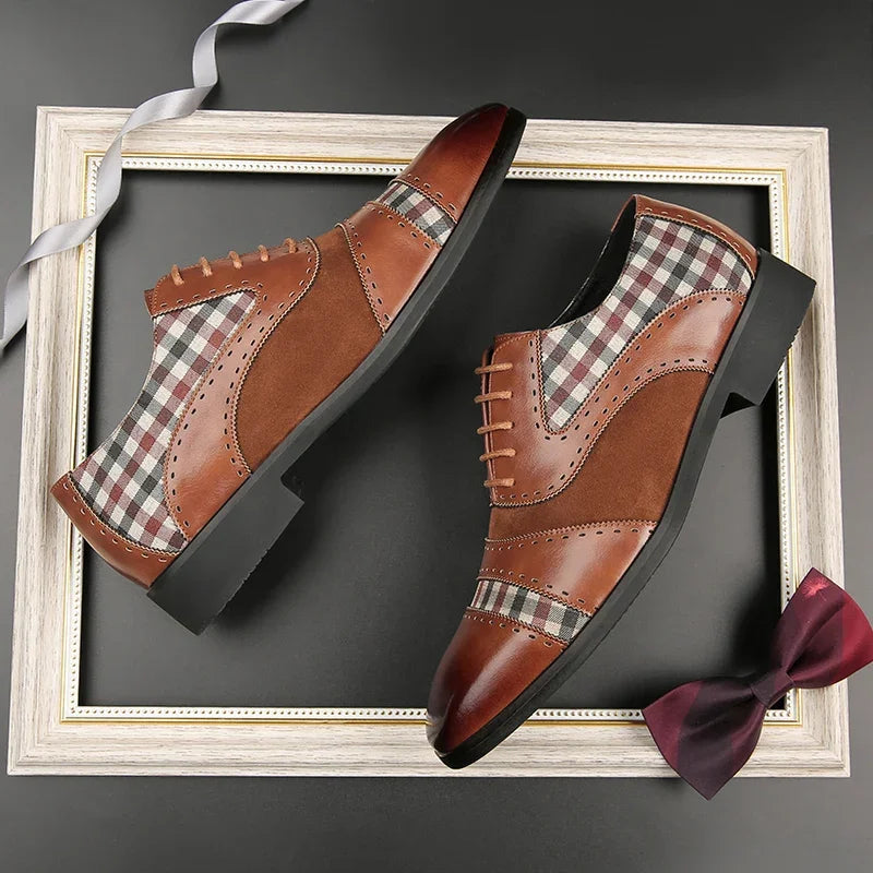 Monarch Checkered Brogues