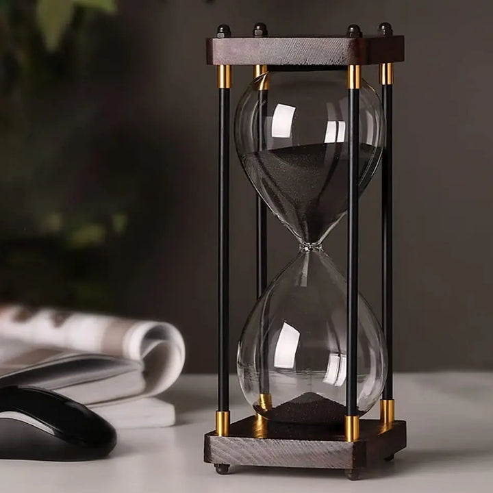 Retro Wooden Hourglass