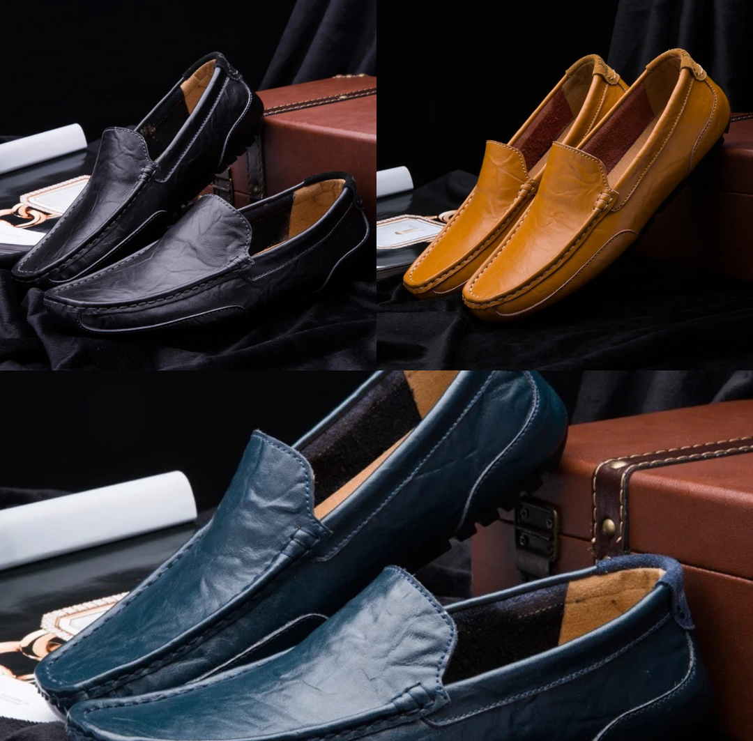 UrbanEase Genuine Leather Loafers