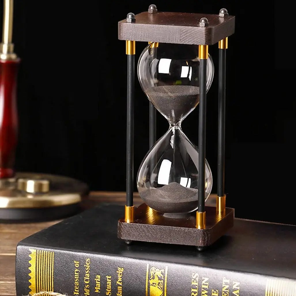 Retro Wooden Hourglass